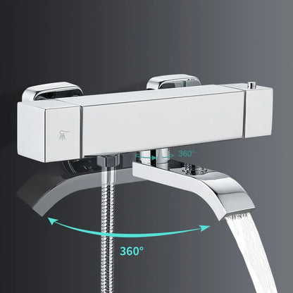 Thermostatic Faucet Bathtub Shower Faucet Wall Mounted