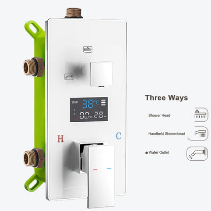 Digital Wall Mounted Shower Mixer Valve 2/3 Way