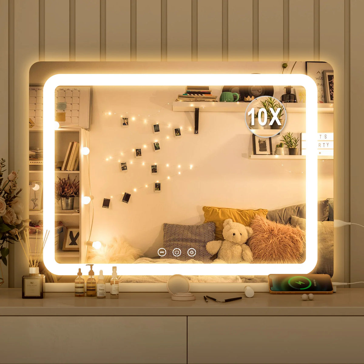 80cm Dressing Table Led Hollywood Vanity Mirror Large