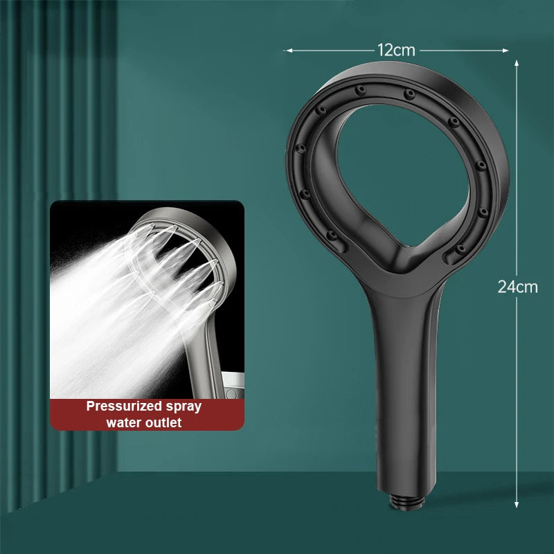 Bathroom Spray Shower Head Pressurized Handheld Shower Big