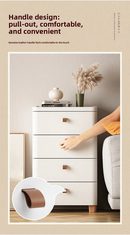 Narrow Multi-Layer Drawer Style Storage Cabinet Bathroom