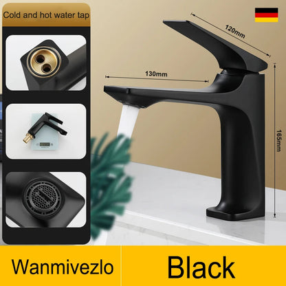 Wanmivezlo Modern Bathroom Sink Faucet Handle Deck Mounted