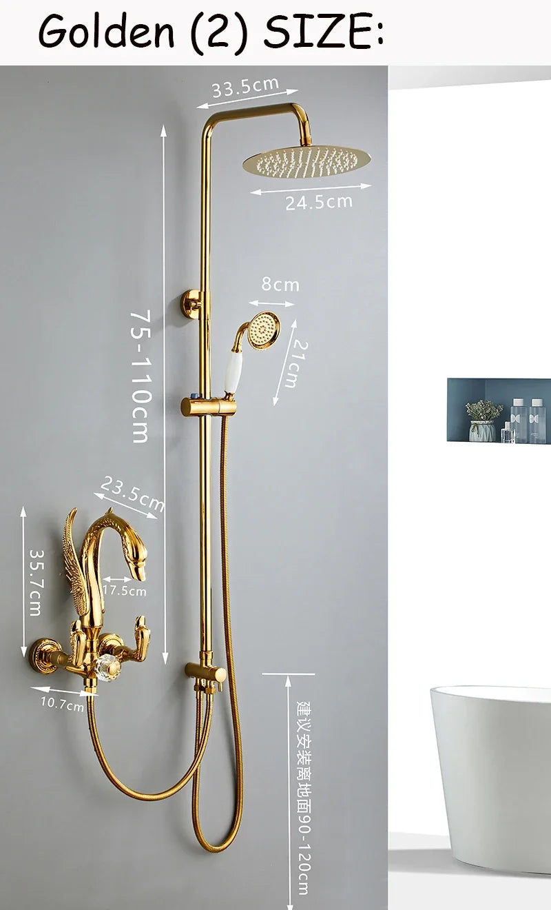 Becola Modern Shower Head Bathroom Rainfall Shower Bathroom