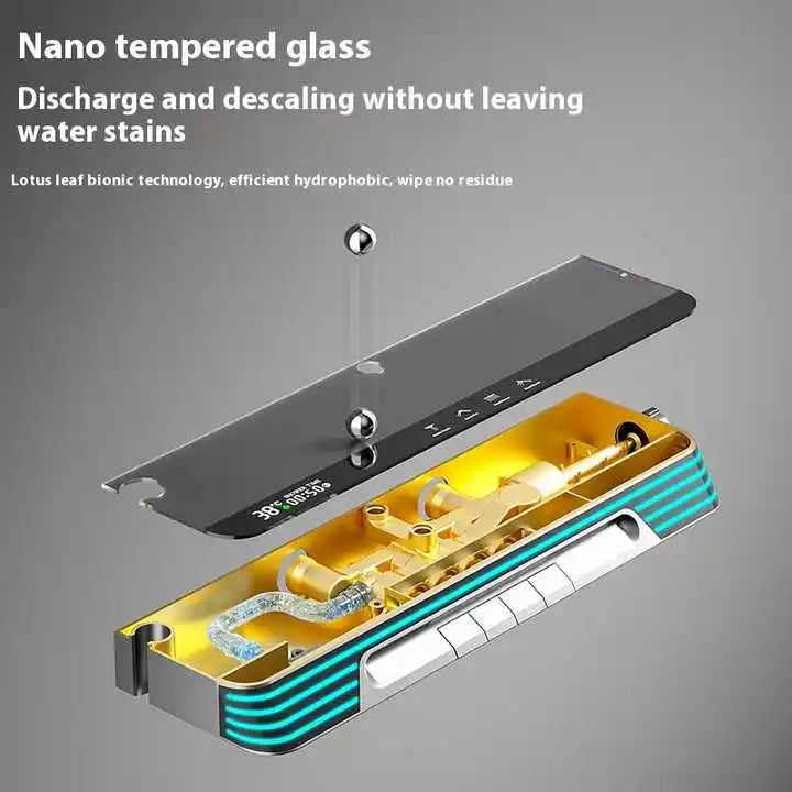 Back Spray Piano Digital Bathrooom Shower System Cold