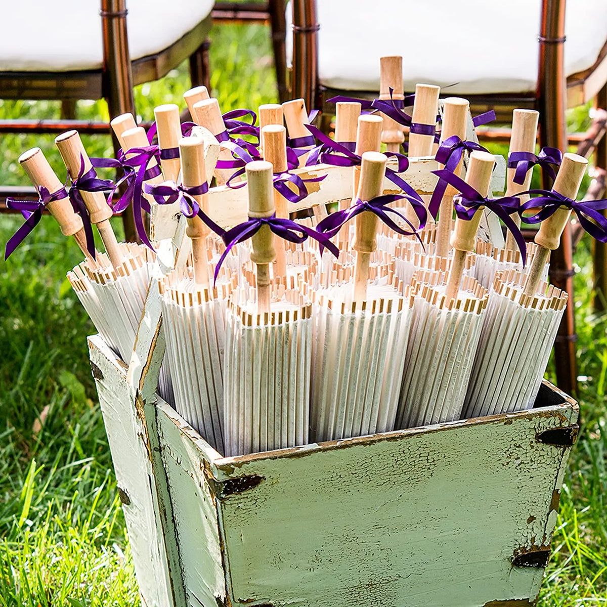 White Paper Parasol Wedding Photo Cosplay Prop Diy