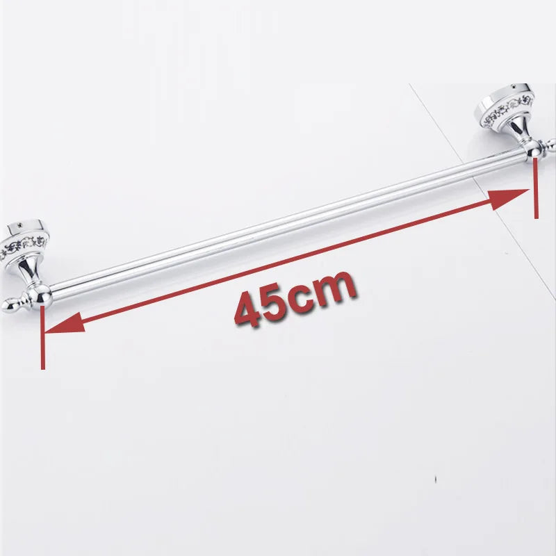 Stainless Steel Ceramic Bathroom Robe Hook Paper Holder