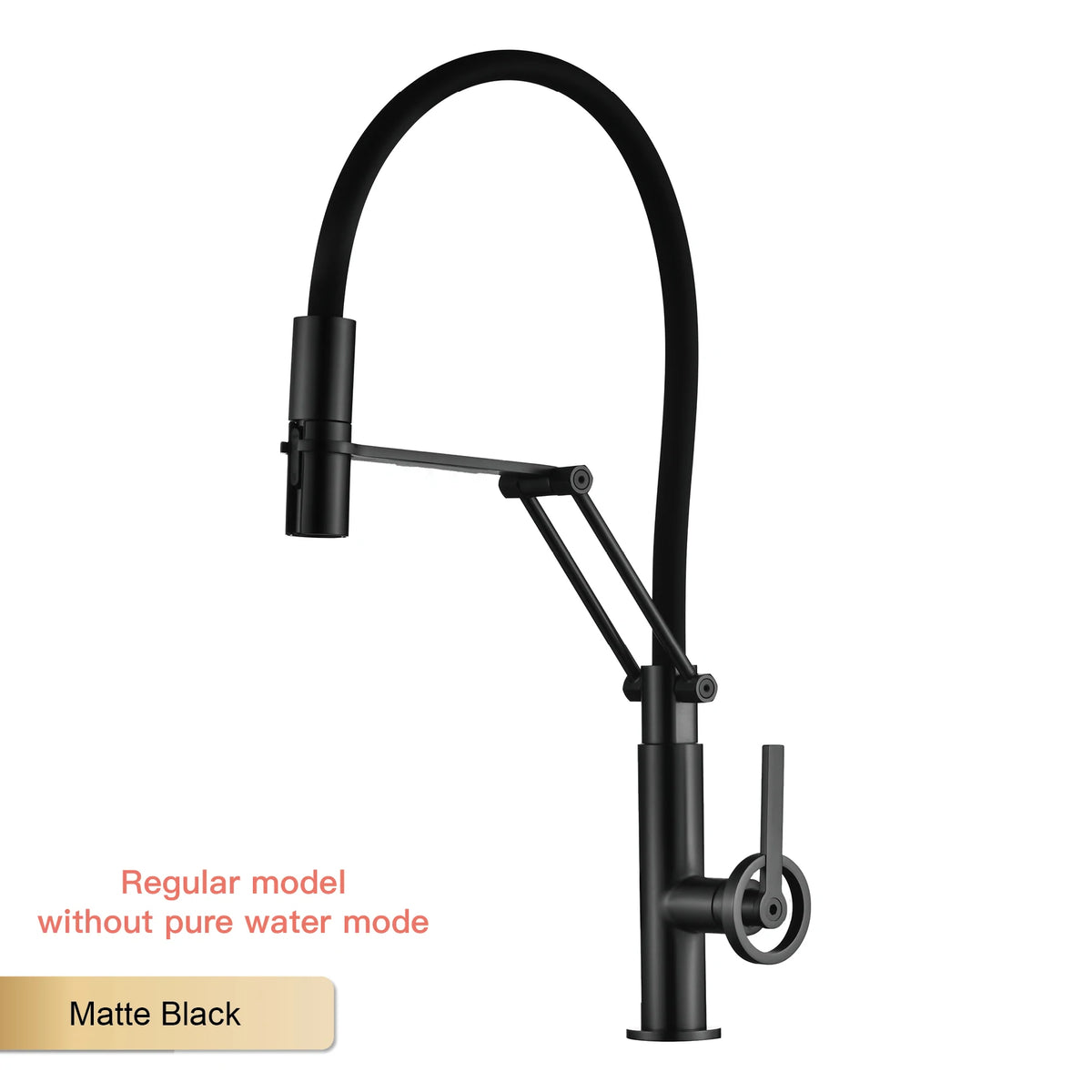 Industrial Brass Brushed Rose Gold Faucet Separated Filter