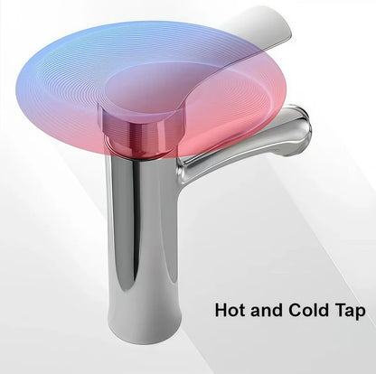 Bathroom Sink Faucet Cold Function Accessory Setsilver Basin