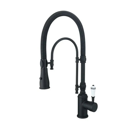Brushed Gold Pull Out Faucet Sink Mixer 360