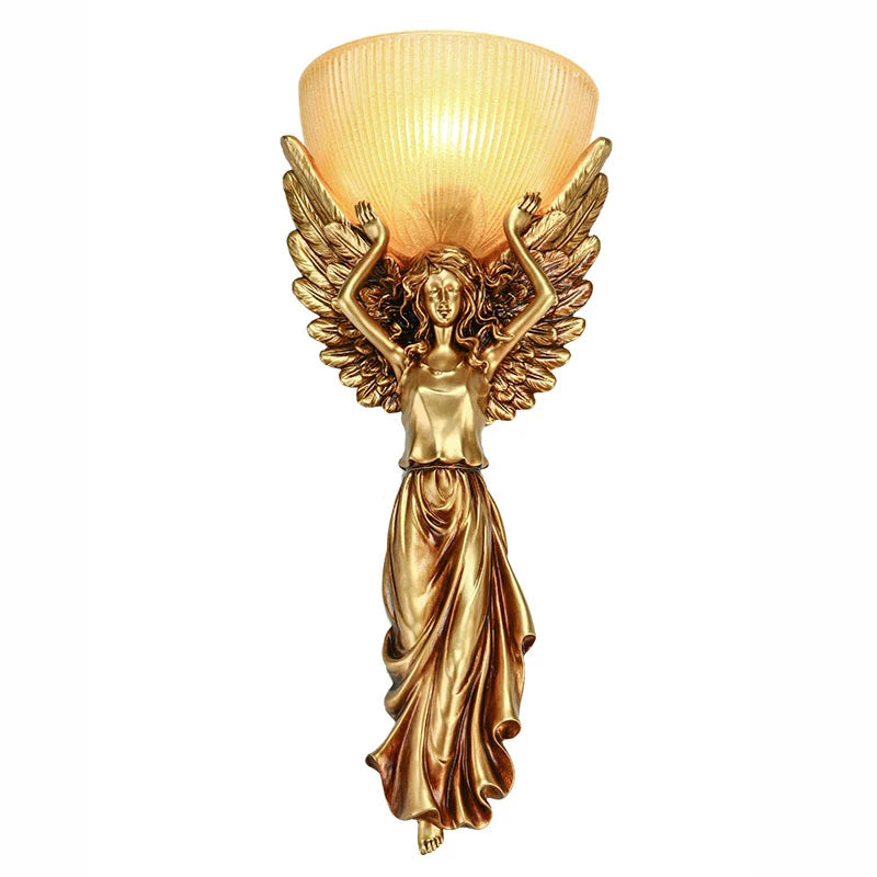 Retro Angel Girl Wall Lamp Led Lighting Fixtures