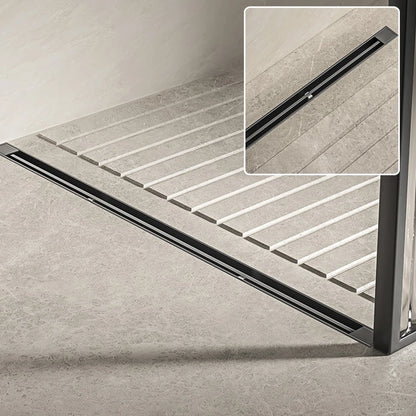 2cm Wide Floor Drain Stainless Steel Linear Narrow