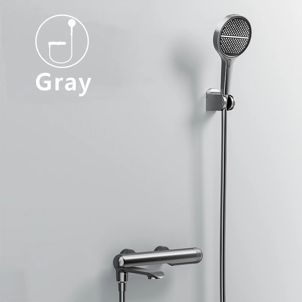 Solid Brass Bathroom Shower Faucet Luxury Bathtub Mixer