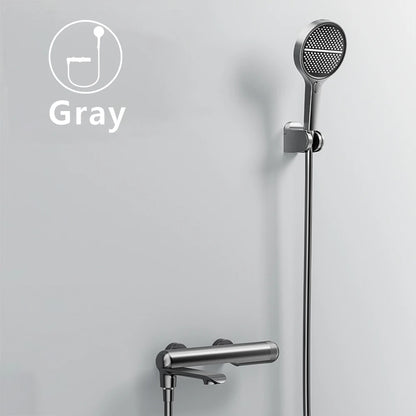 Solid Brass Bathroom Shower Faucet Luxury Bathtub Mixer