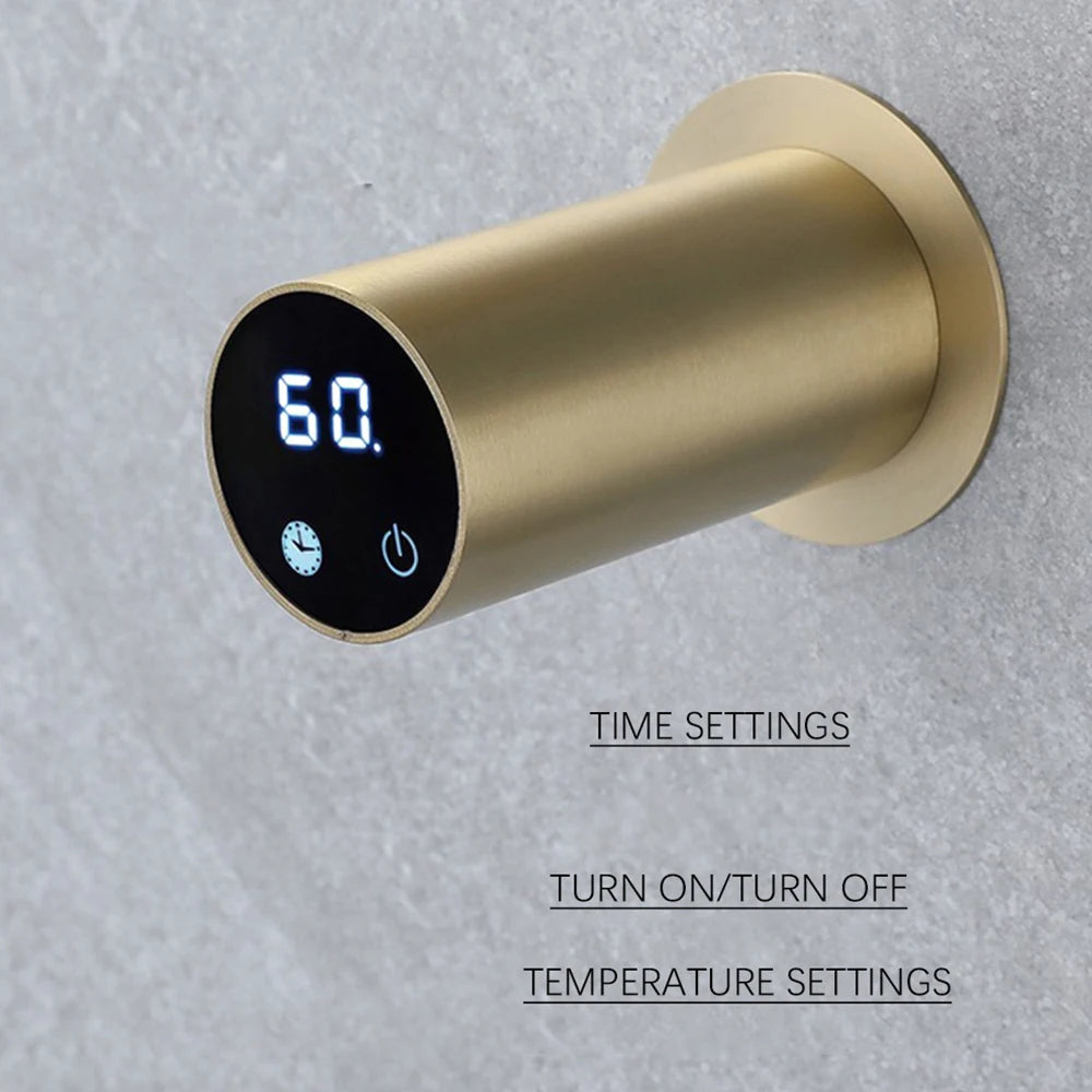 Bathroom Concealed Heated Towel Rail Towel Warmer Heated