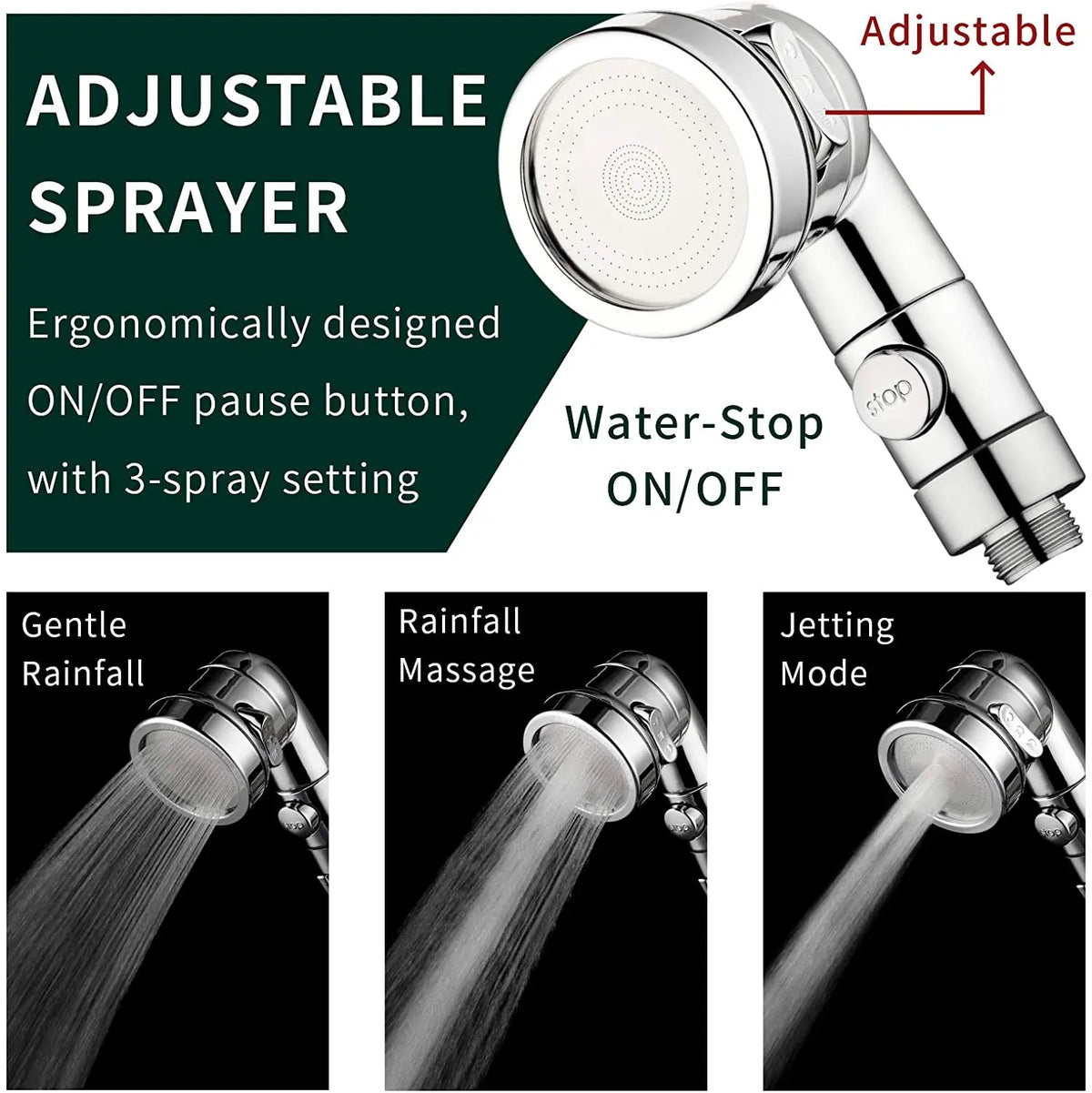 Shower Faucet Hose Handheld Shower Head Spray Tap