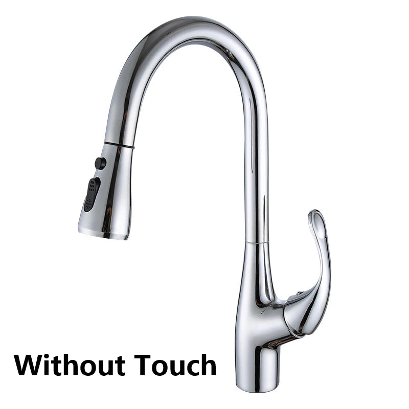 Brushed Nickel Touch On Faucet Quality Brass Cold