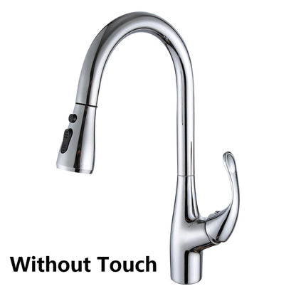 Brushed Nickel Touch On Faucet Quality Brass Cold