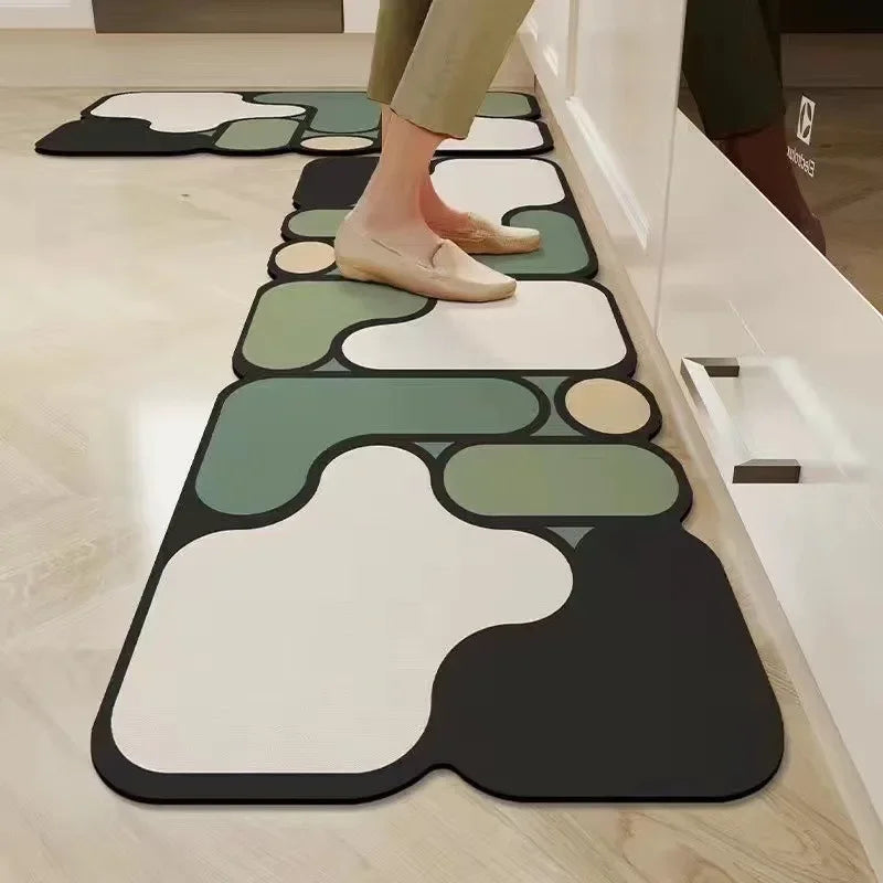 American Floor Mats Pvc Leather Waterproof Doormat Anti-Slip