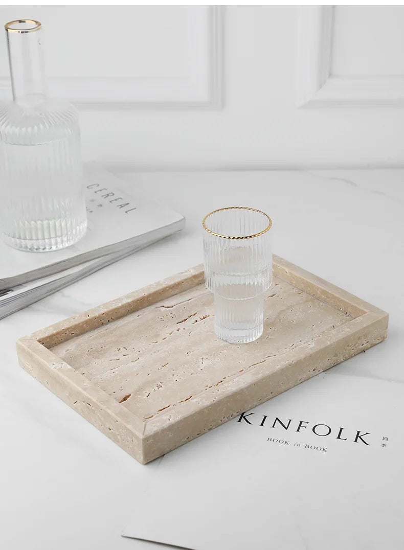 Natural Cave Stone Bathroom Supplies Jewelry Storage Tray
