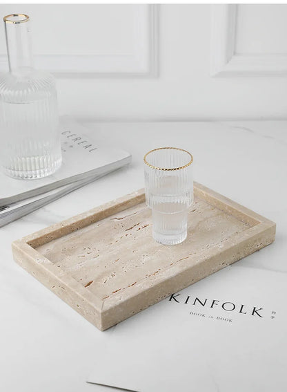 Natural Cave Stone Bathroom Supplies Jewelry Storage Tray