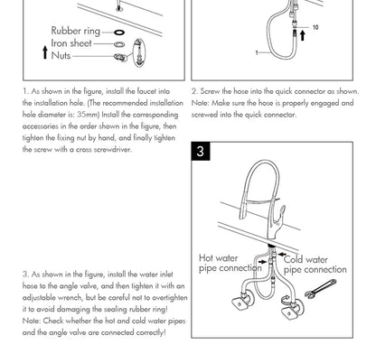 Pull Out Sensor Faucet Handle Digital Display Pull