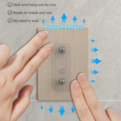 Bathroom Towel Rack Without Drilling Space Aluminum Shower