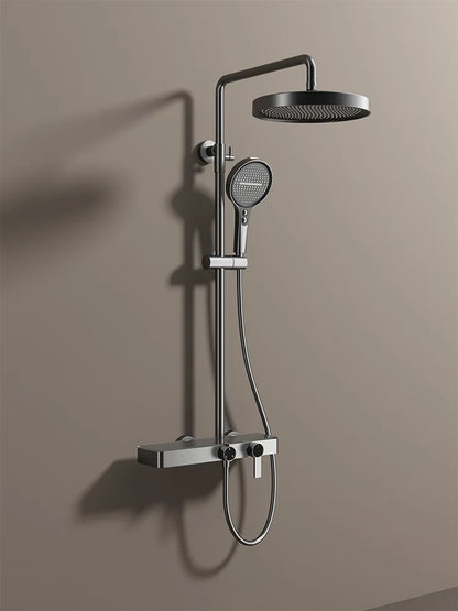 Brushed Gold Bathroom Shower Quality Brass Cold Bathroom