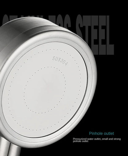Premium High Pressure Rainfall Shower Combo Stainless Steel