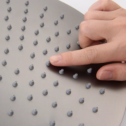 Round Stainless Steel Slim 8/10/12 Inch Large Rain
