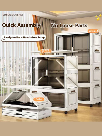 Multi-Functional Folding Storage Cabinet Doors Office Bathroom