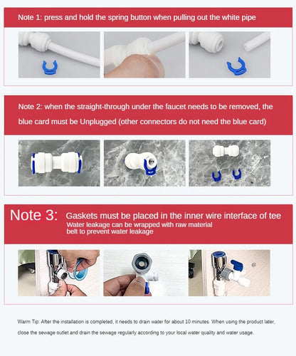 01 Ultra Water Filtration System Under Sink 6-Stage