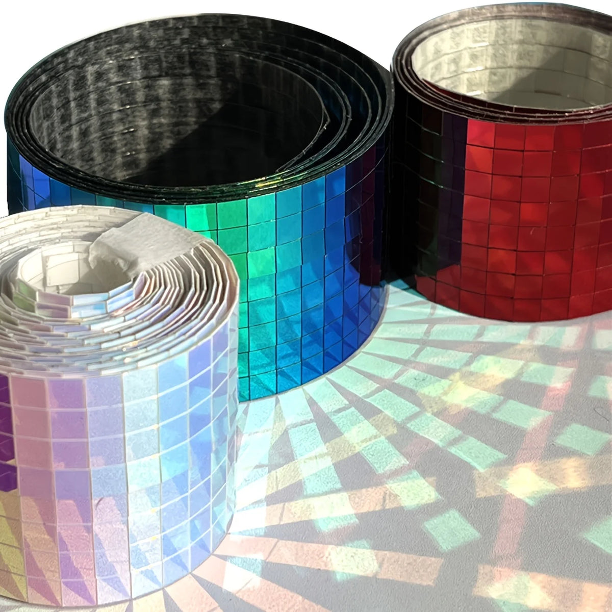4x100cm Creative Diy Glass Mirror Stickers Mosaic Glass