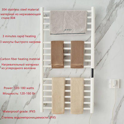 Smart Electric Towel Rack Stainless Steel Heated Towel