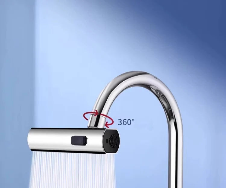 Universal Nozzle 360 Rotating Feather Waterfall Faucet
