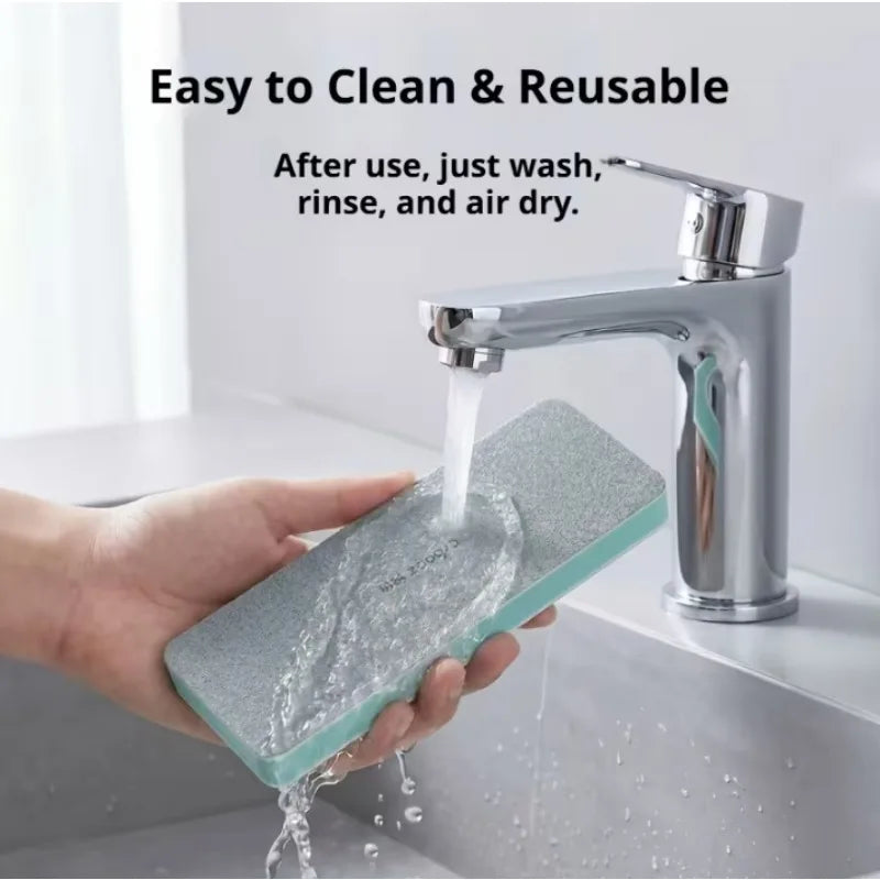 Glass Scale Magic Scrubber Cleaning Brush Bathroom Mirror
