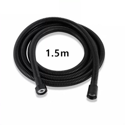 Black/Chrome Bathtub Split Rain Shower Handheld Bathroom Rainfall