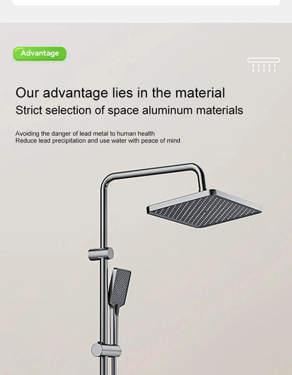 Bathroom Piano Key Ways Water Outlet Luxury Shower