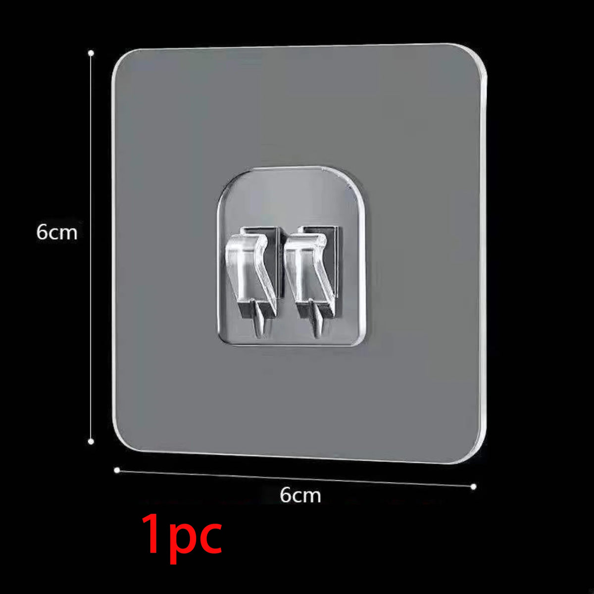 1/10pcs Corner Shower Caddy Adhesive Sticker Hook Mount