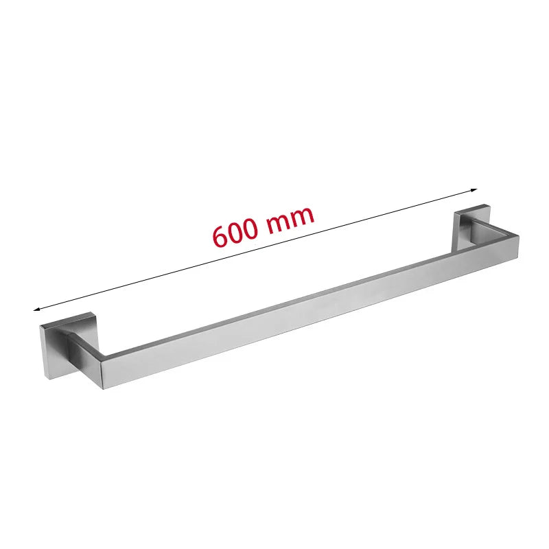 Stainless Steel Bathroom Brushed Nickel Towel Rack Toilet