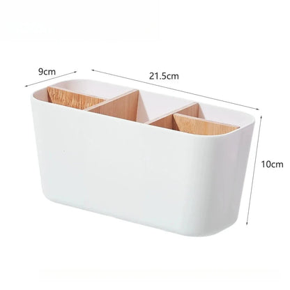 Toothbrush Holders Bathrooms Bamboo Tooth Brush Holder Slots