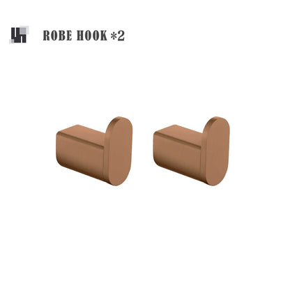 Brushed Rose Gold Toilet Paper Holder Towel Bar