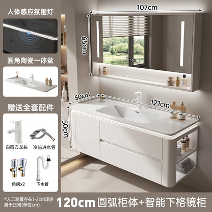 Led Light Ensuite Bathroom Cabinet Basin Designs Mirror