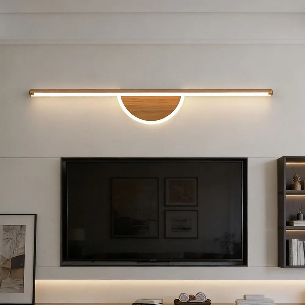 Modern Led Wall Lamp Bathroom Mirror Line Sconce