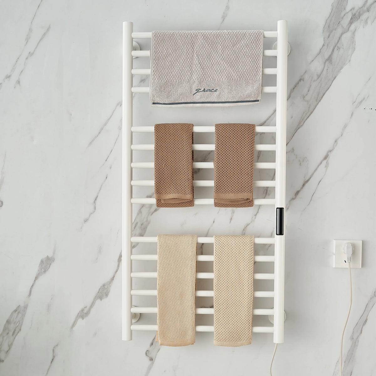 Smart Electric Towel Rack Stainless Steel Heated Towel