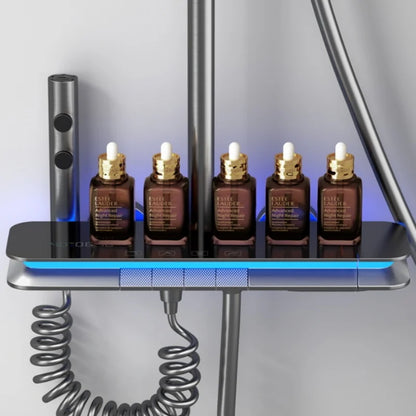 Bathroom Smart Shower System Temperature Digital Display Led