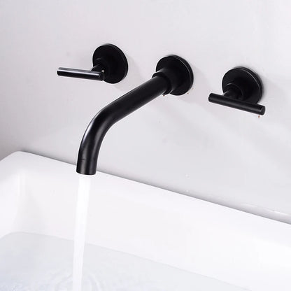 Bakala Brass Matte Black Bathroom Sink Faucet Tap