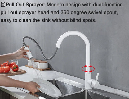 Smart Touch On Sink Faucet 304 Stainless Steel