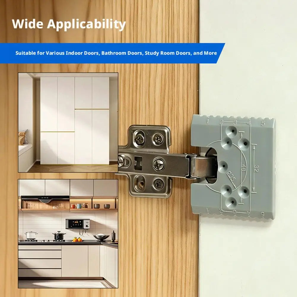 Door Jamb Hinge Jig Installation Template Door Latch
