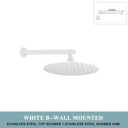 White Black Gold High Quality 8/10 Inch Stainless