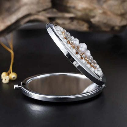 Compact Mirror 1x/2x Magnification Pocket Mirror Women 3inch